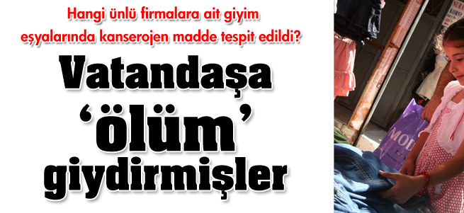 Vatanda�a '�l�m' giydirmi�ler!