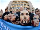 Bursa'da kesik ba�l� eylem