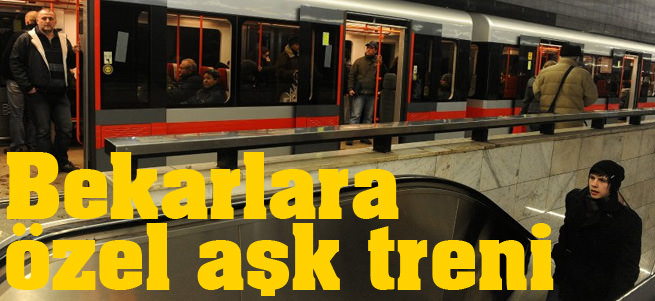 Bekarlara �zel 'a�k treni'
