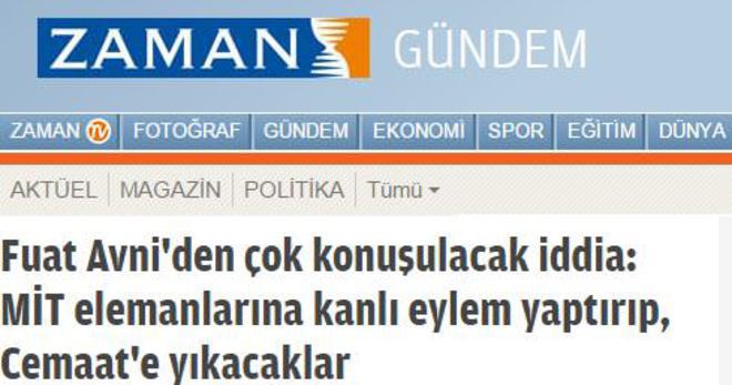ZAMAN'A 100 BİN TL'LİK DAVA