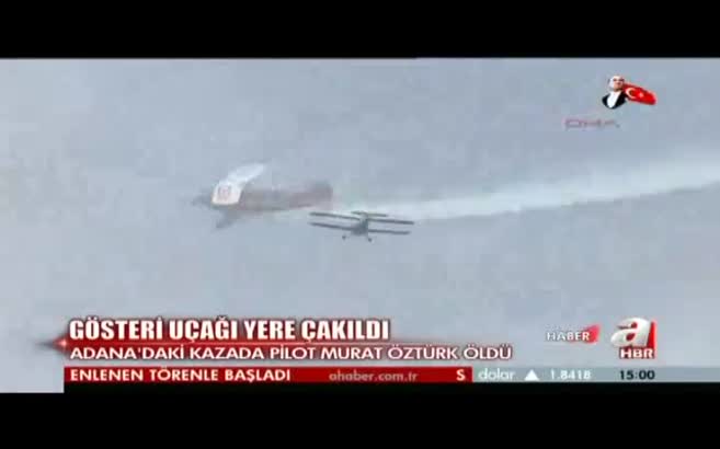 Adana'da g�steri u�a�� d��t�