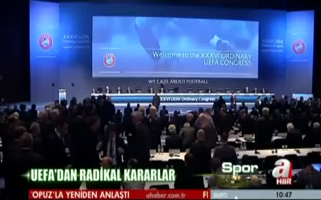 UEFA'dan radikal kararlar
