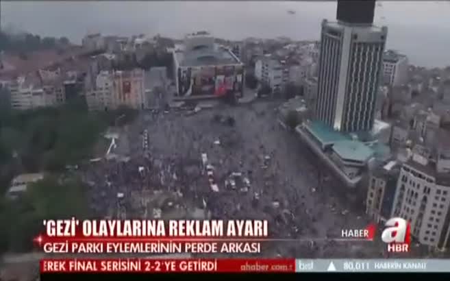 'Gezi' olaylar�na reklam ayar�
