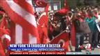 ABD'de Erdo�an'a destek mitingi