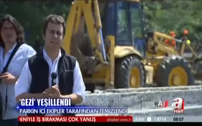Gezi Park� ye�illendi