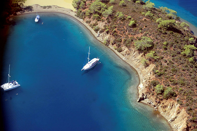 Göcek gives you opportunity to have holiday surrounded by natural beauty