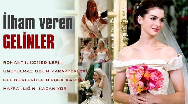 �lham veren gelinler, hayranl�k uyand�ran gelinlikler
