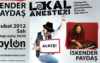 Lokal Anestezi�nin yeni konu�u: �skender Payda�