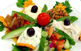 Portakal bah�esi i�inde bir lezzet dura��