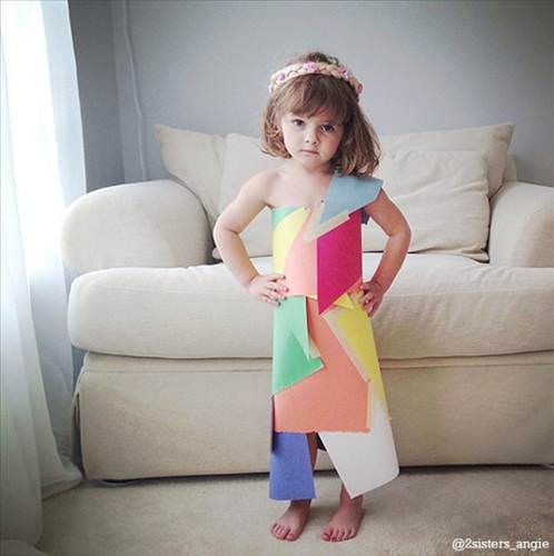En küçük 'fashionista'