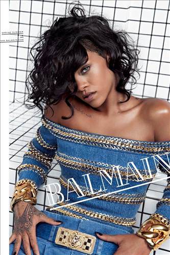 Yeni Balmain kadını Rihanna!