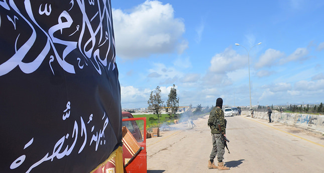 Members of al-Qaidas Nusra Front man a checkpoint in Idlib (March 2015) (Reuters Photo)