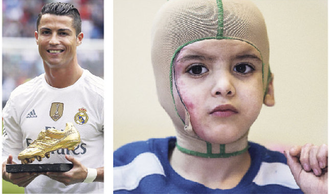 <b>Ahmad Dawabsheh</b> (R) and Cristiano Ronaldo - 1453058276231