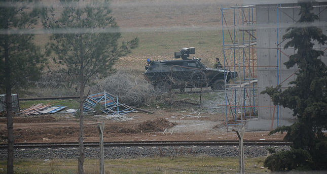 Five Daesh militants were killed Thursday after they opened fire on Turkish soldiers on January 28, 2016. (AA Photo)