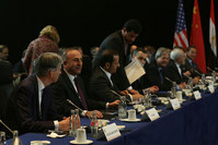 FM Çavuşoğlu [second from the left] in the Munich Security Conference (AA photo)