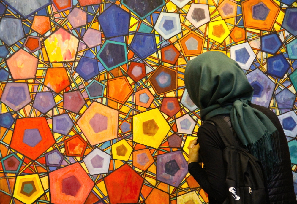 Геометрические узоры в Исламском искусстве на выставке в Стамбуле