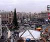 Christmas Tree Installed in Kiev's Major Square