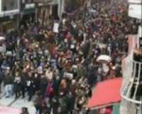 Journalists gathered in Taksim to protest recent arrests