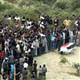 Syrian forces take border town as inhabitants flee