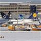 Orange armada ready for snow at Frankfurt airport