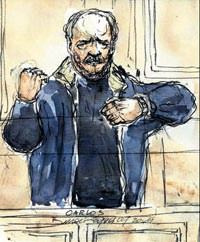 Carlos the Jackal, caged but combative, on trial