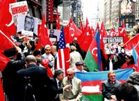 Times Square response to �genocide� claims