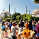 Rise in number of tourists visiting Istanbul
