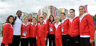 Turkey�s women play Russia in basketball