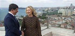 Davuto�lu and Clinton discuss Syria