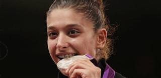 Nur Tatar wins the silver in taekwondo