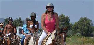 Horse-riding safaris for tourist enjoyment