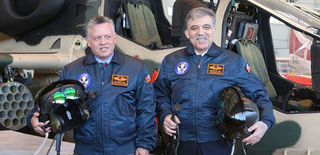 King Abdullah II and President Gül tour TAI