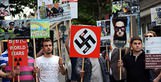 Turkish youth activist group protests against BBC and CNN