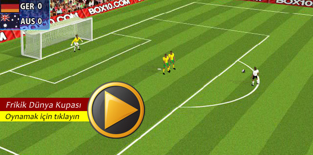 Frikik Atma Dünya Kupası Futbol Oyunu