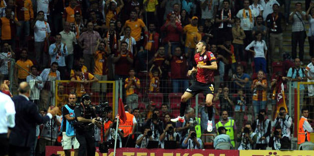 Aslan golü seviyor