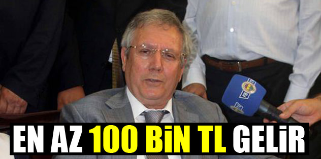 Yüz bin üyeden en az 100 milyon TL gelir