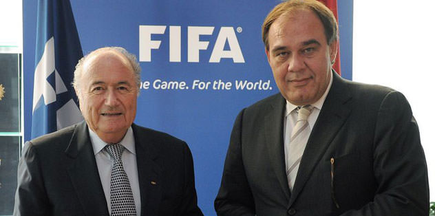 Blatter'den taziye mesajı