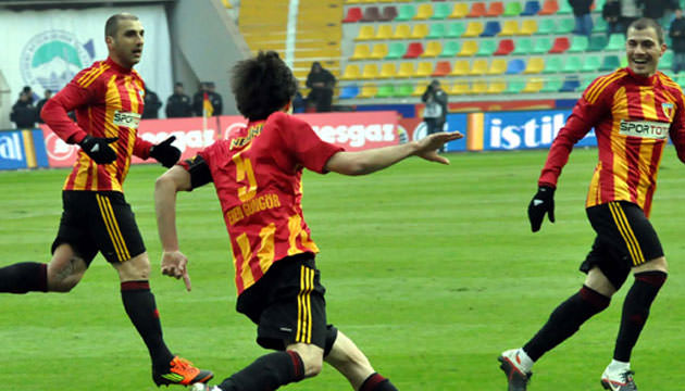 Kayserispor'dan kolay galibiyet