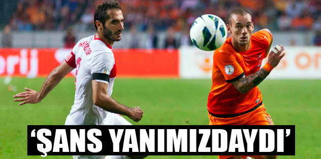 Sneijder'den 'şans' itirafı