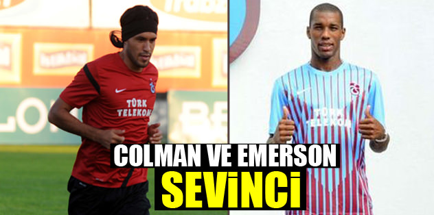 Emerson ve Colman sevinci