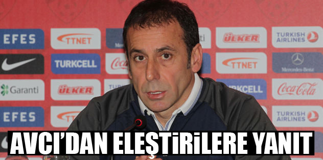 Avcı'dan eleştirilere yanıt