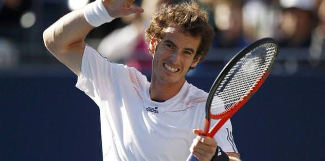 Murray coştu bir kere