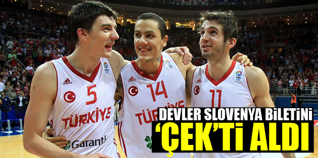 Devler Slovenya biletini 'Çek'ti aldı