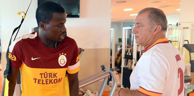 Kardeş Eboue de futbolcu olmak için Florya'ya geldi