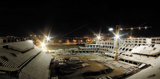 Timsah Arena'da çalışmalar sürüyor