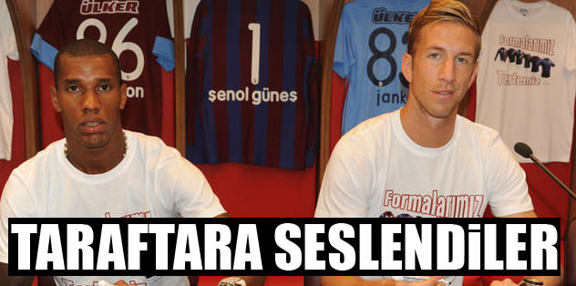 Taraftara seslendiler
