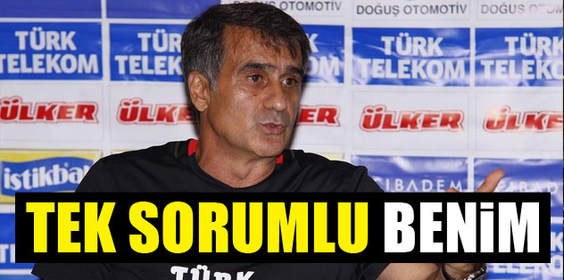 Tek sorumlu benim