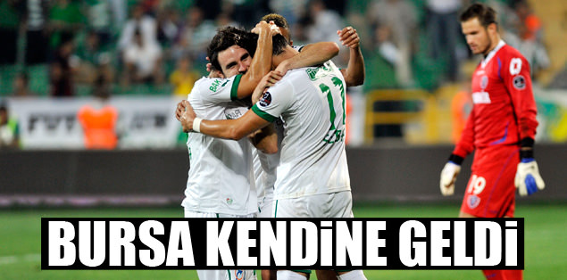 Bursaspor kendine geldi