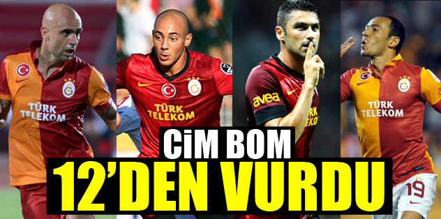 Cimbom 12'den vurdu