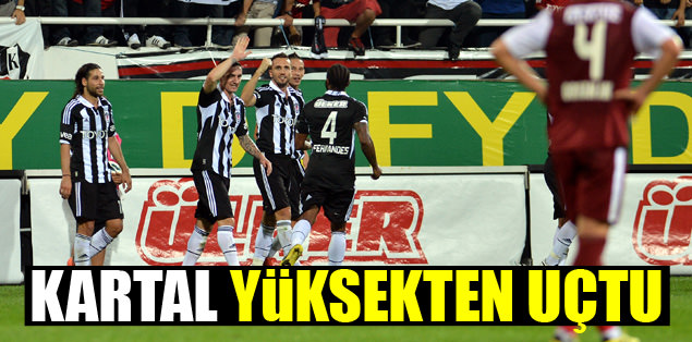 Kartal yüksekten uçtu